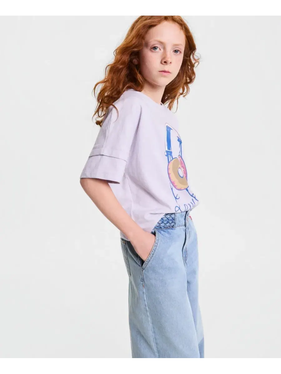Джинсы с завышенной талией и плетеным поясом, свободного кроя Levi's, Hang Up — изображение 3 из 9
