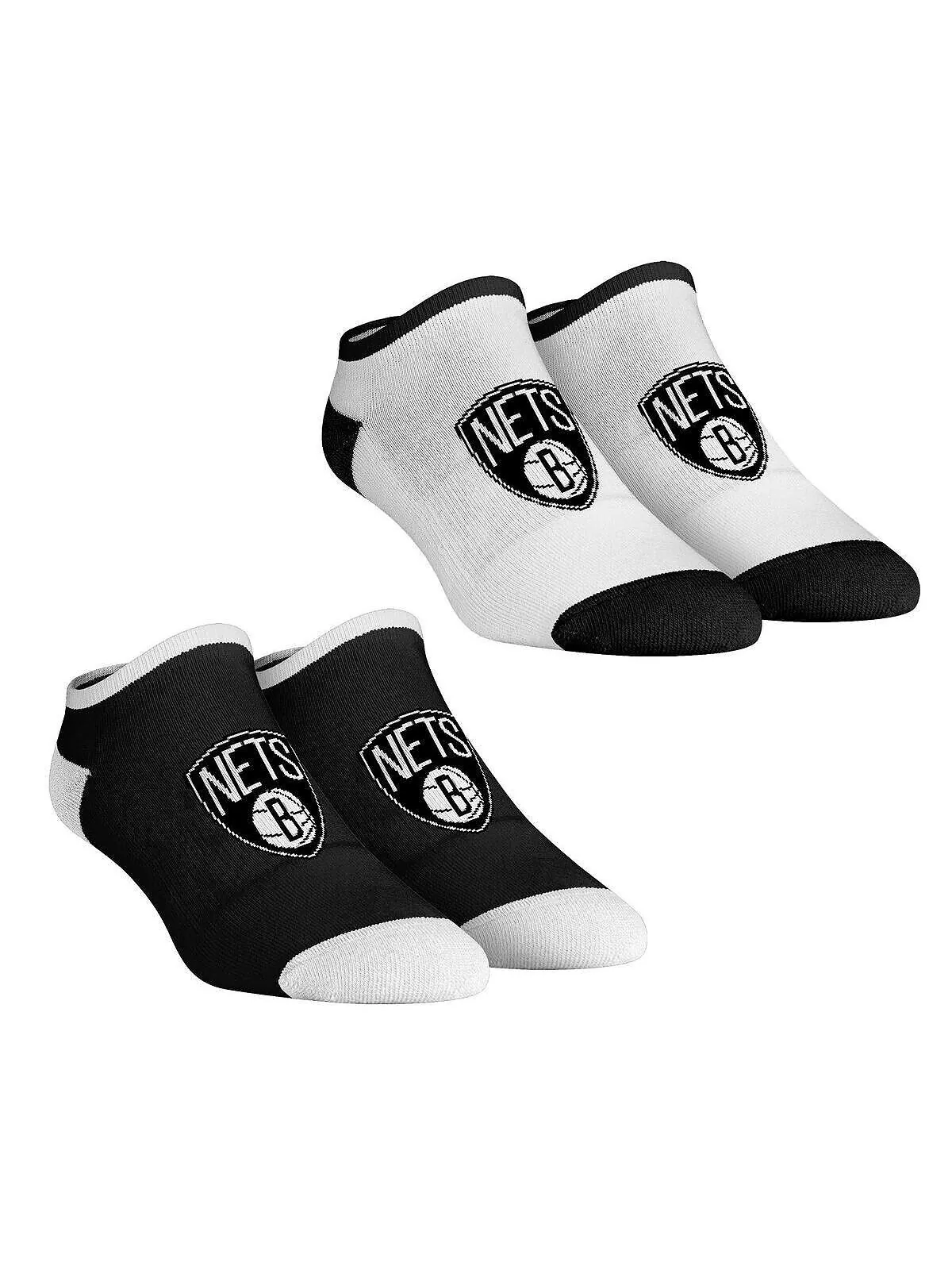 Женские носки Brooklyn Nets Core Team, комплект из 2 коротких носков до щиколотки Rock 'Em