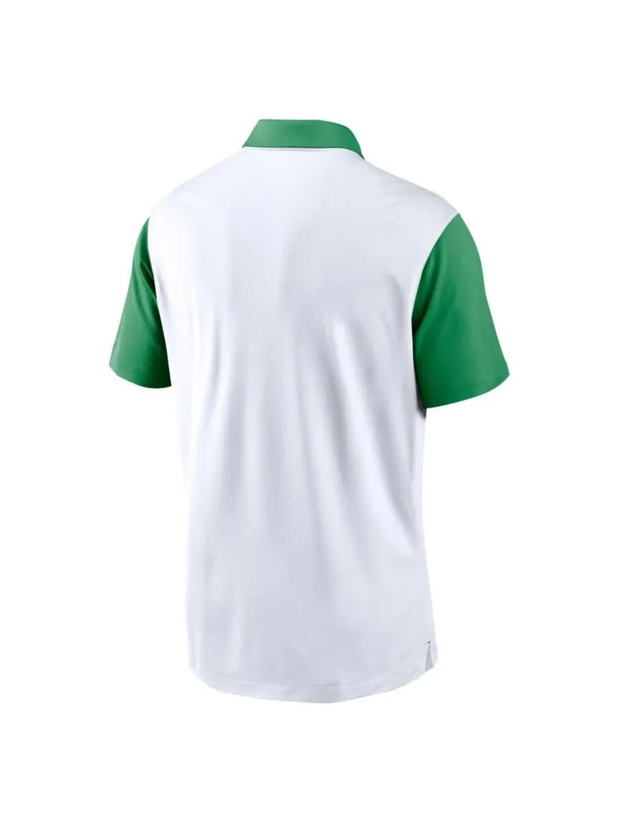 Поло с коротким рукавом, с Dri-FIT технологией, Oregon Ducks Nike — изображение 2 из 3, белый зеленый