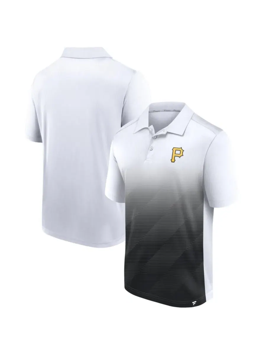 Мужское поло с вышитым логотипом Pittsburgh Pirates Fanatics
