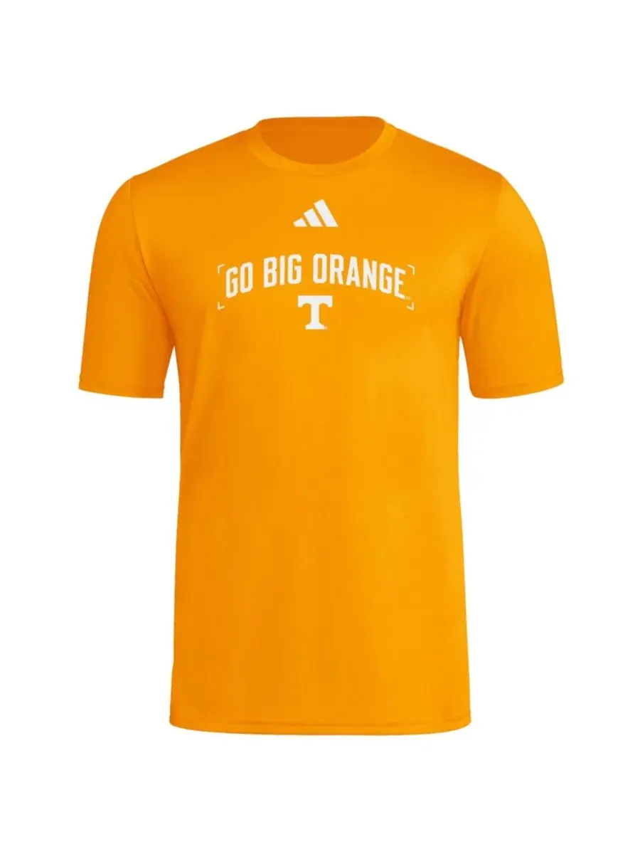 Футболка с коротким рукавом Tennessee Volunteers Slogan Poly adidas — изображение 3 из 3, оранжевый
