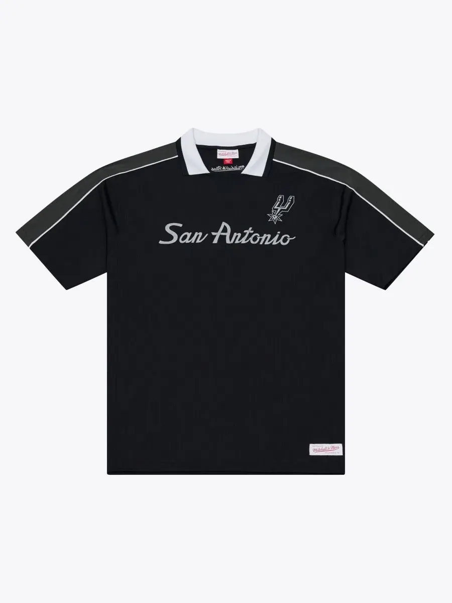 Поло с принтом команды San Antonio Spurs Mitchell & Ness