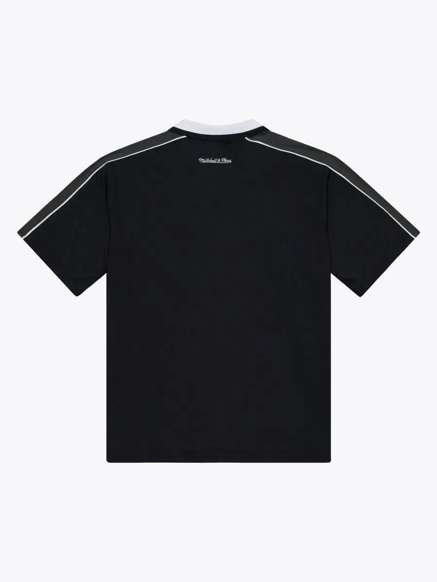 Поло с принтом команды San Antonio Spurs Mitchell & Ness — изображение 2 из 2, черный