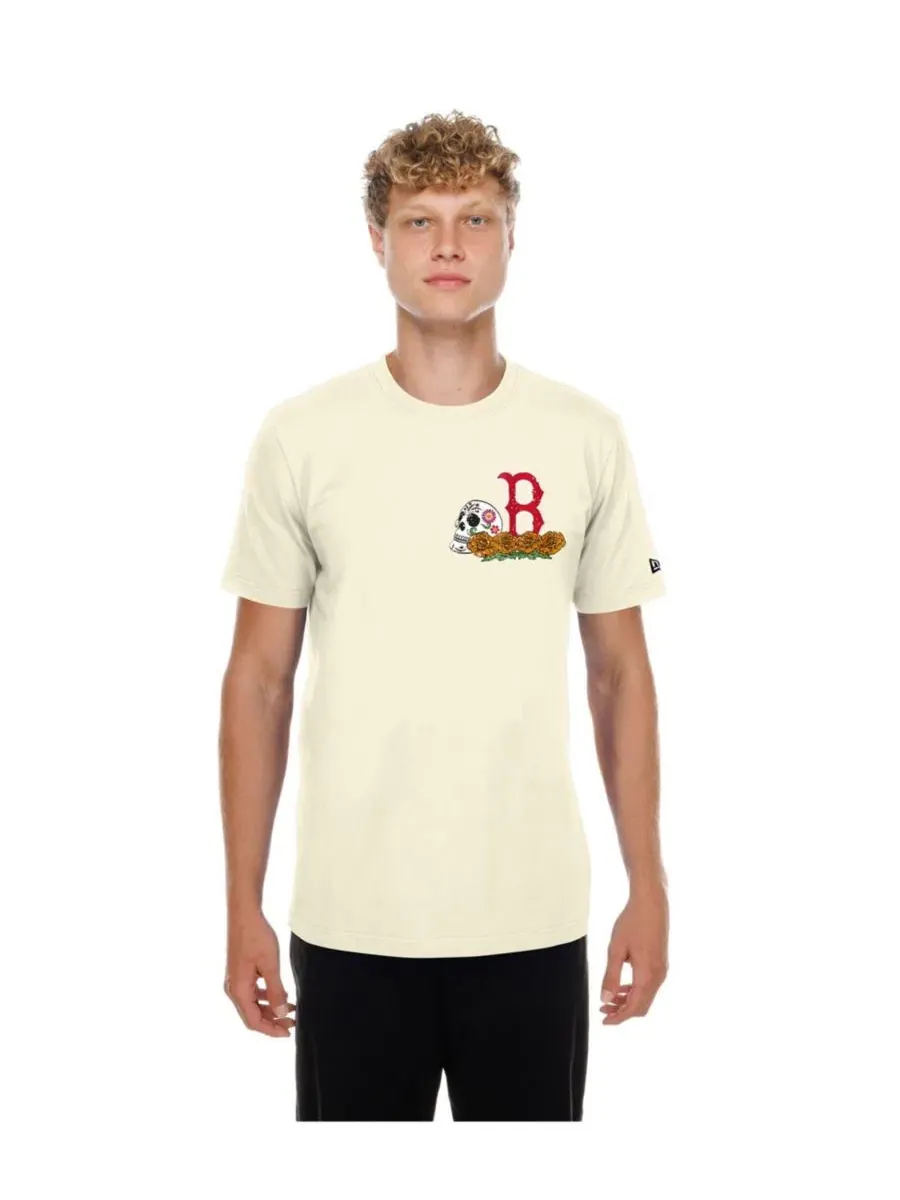 Футболка с принтом Sugar Skull Boston Red Sox New Era