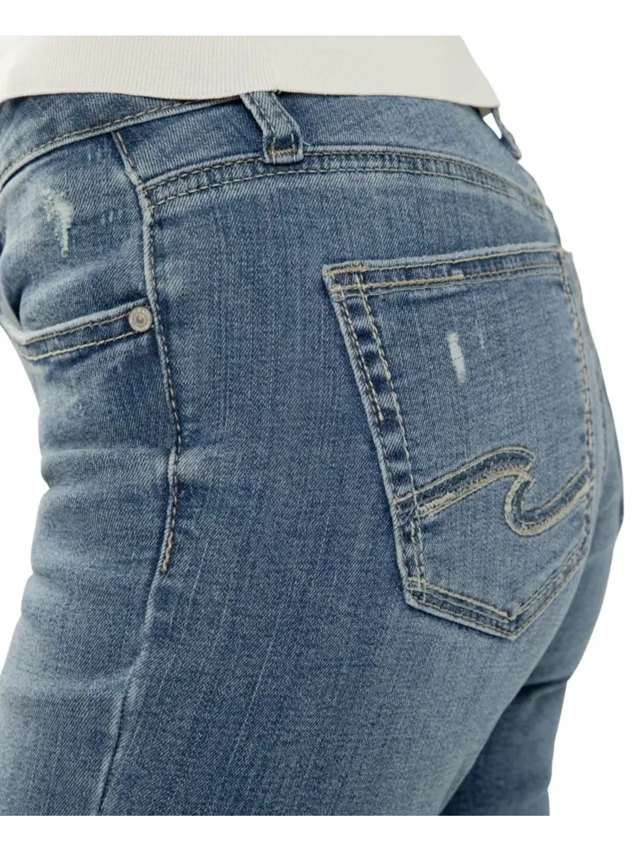 Женские джинсы Suki Mid-Rise Slim Bootcut Silver Jeans Co., Kickin It — изображение 4 из 5