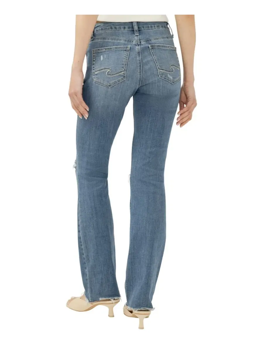 Женские джинсы Suki Mid-Rise Slim Bootcut Silver Jeans Co., Kickin It — изображение 5 из 5