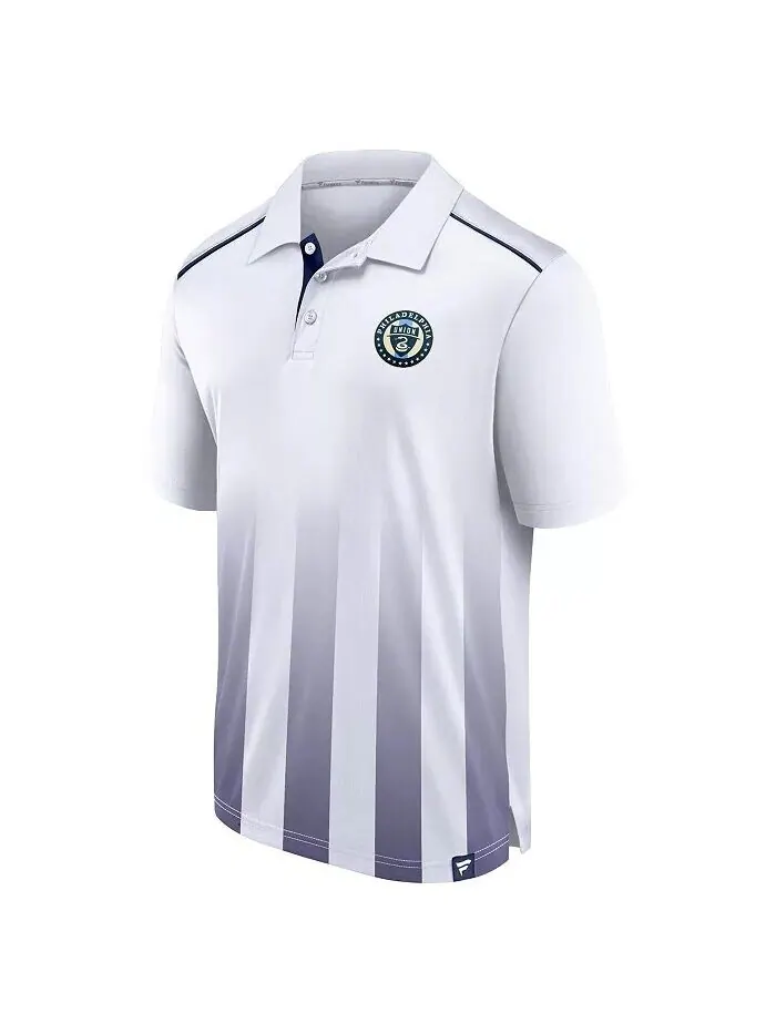 Мужская белая рубашка-поло Philadelphia Union Line Up Fade Fanatics — изображение 2 из 3