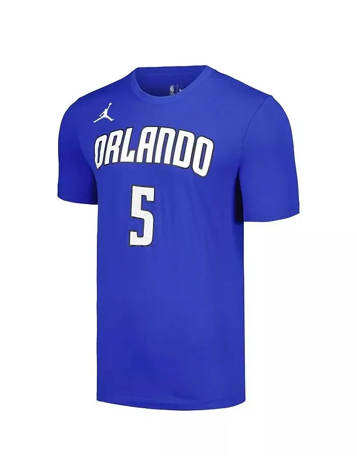 Футболка мужская Paolo Banchero Blue Orlando Magic 2022/23 Statement Edition с именем и номером — изображение 3 из 3