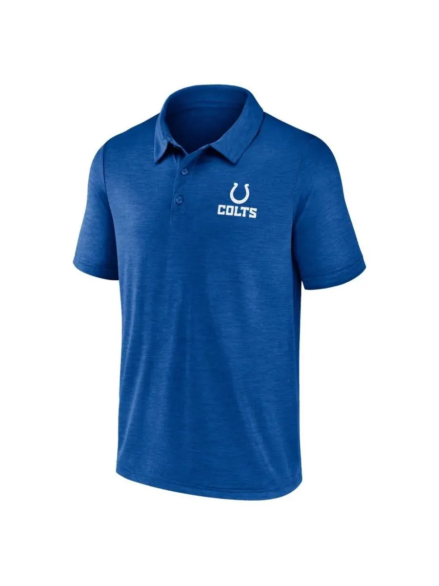Мужская поло-рубашка Royal Indianapolis Colts Making Waves Fanatics — изображение 2 из 3, королевский