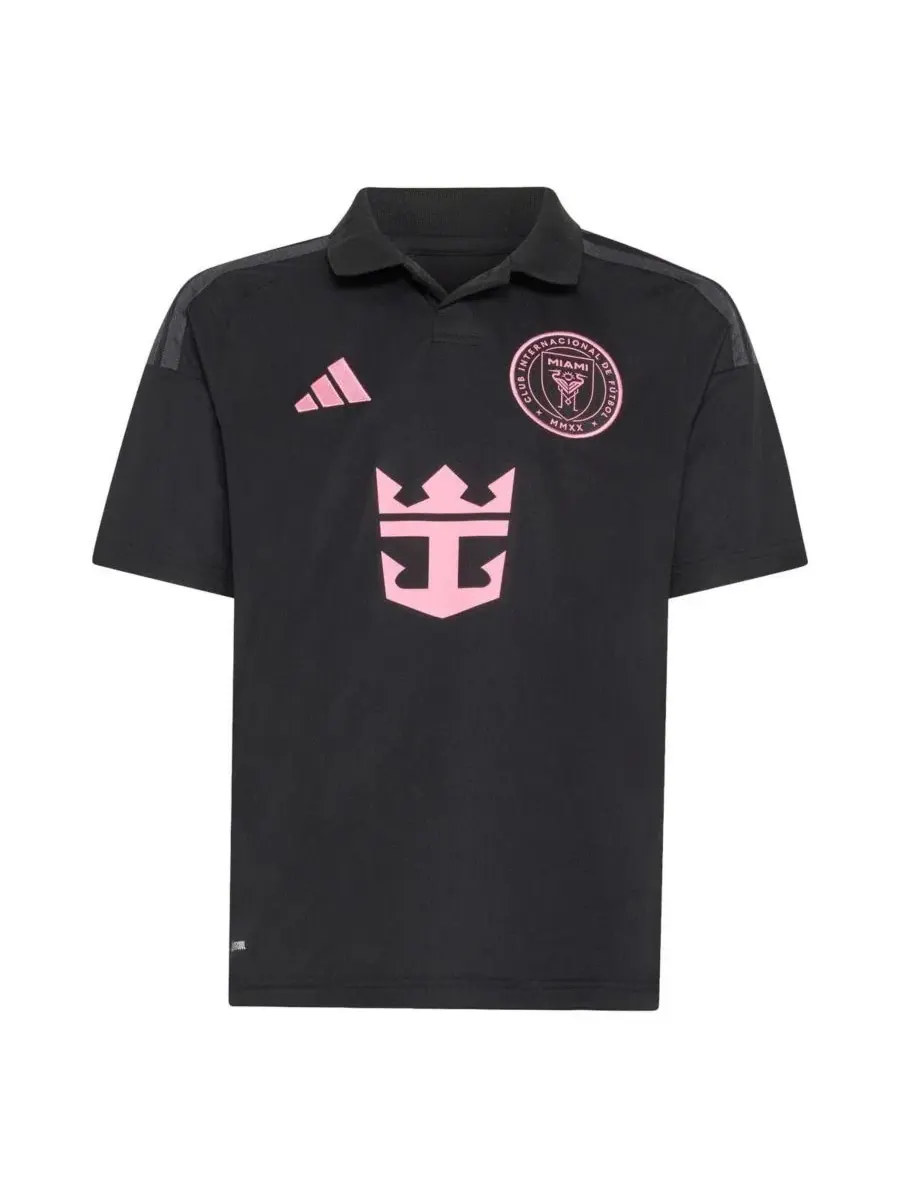 Футболка с длинным рукавом Lionel Messi Black Inter Miami CF 2026 Presagio Replica Jersey adidas — изображение 2 из 4, черный