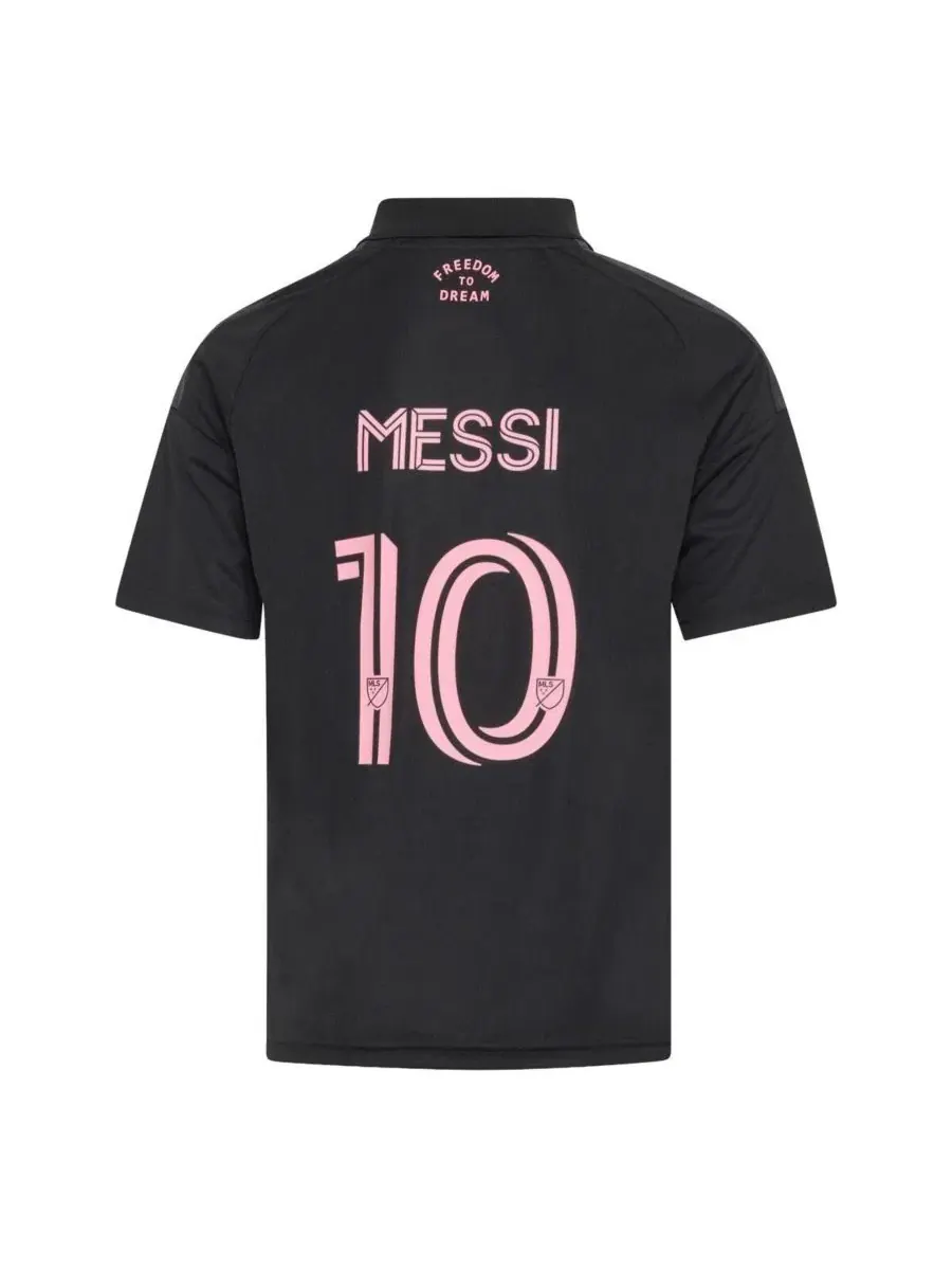 Футболка с длинным рукавом Lionel Messi Black Inter Miami CF 2026 Presagio Replica Jersey adidas — изображение 3 из 4, черный