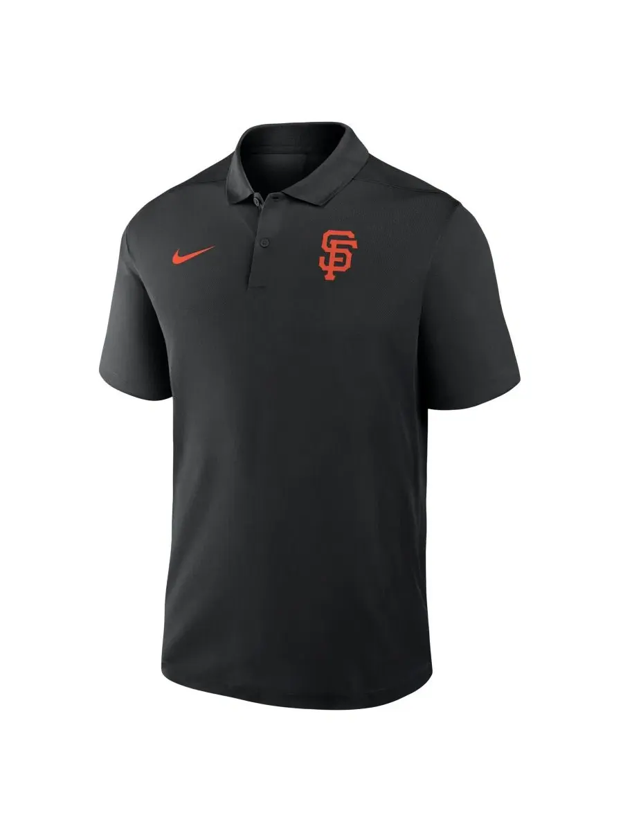 Поло с коротким рукавом San Francisco Giants Dri-FIT Victory Nike — изображение 2 из 3, черный
