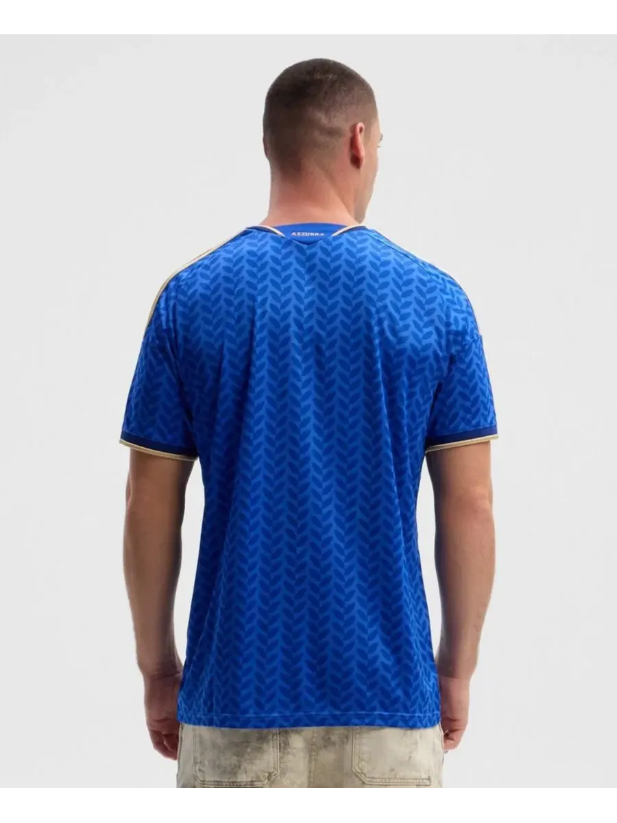 Футболка-джерси с длинным рукавом, с принтом, Italy National Team Replica Jersey adidas — изображение 3 из 3, синий