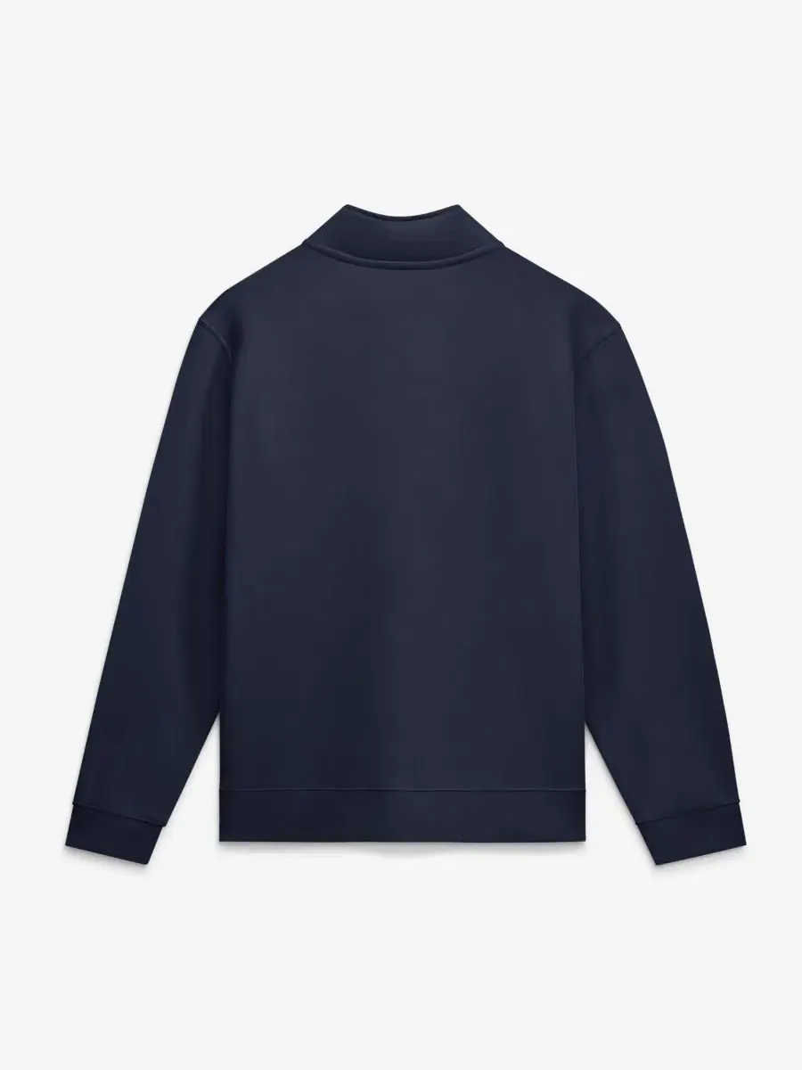 Пуловер с полузастежкой-молнией Michigan Wolverines Primetime Club Fleece Jordan — изображение 2 из 2, темно-синий