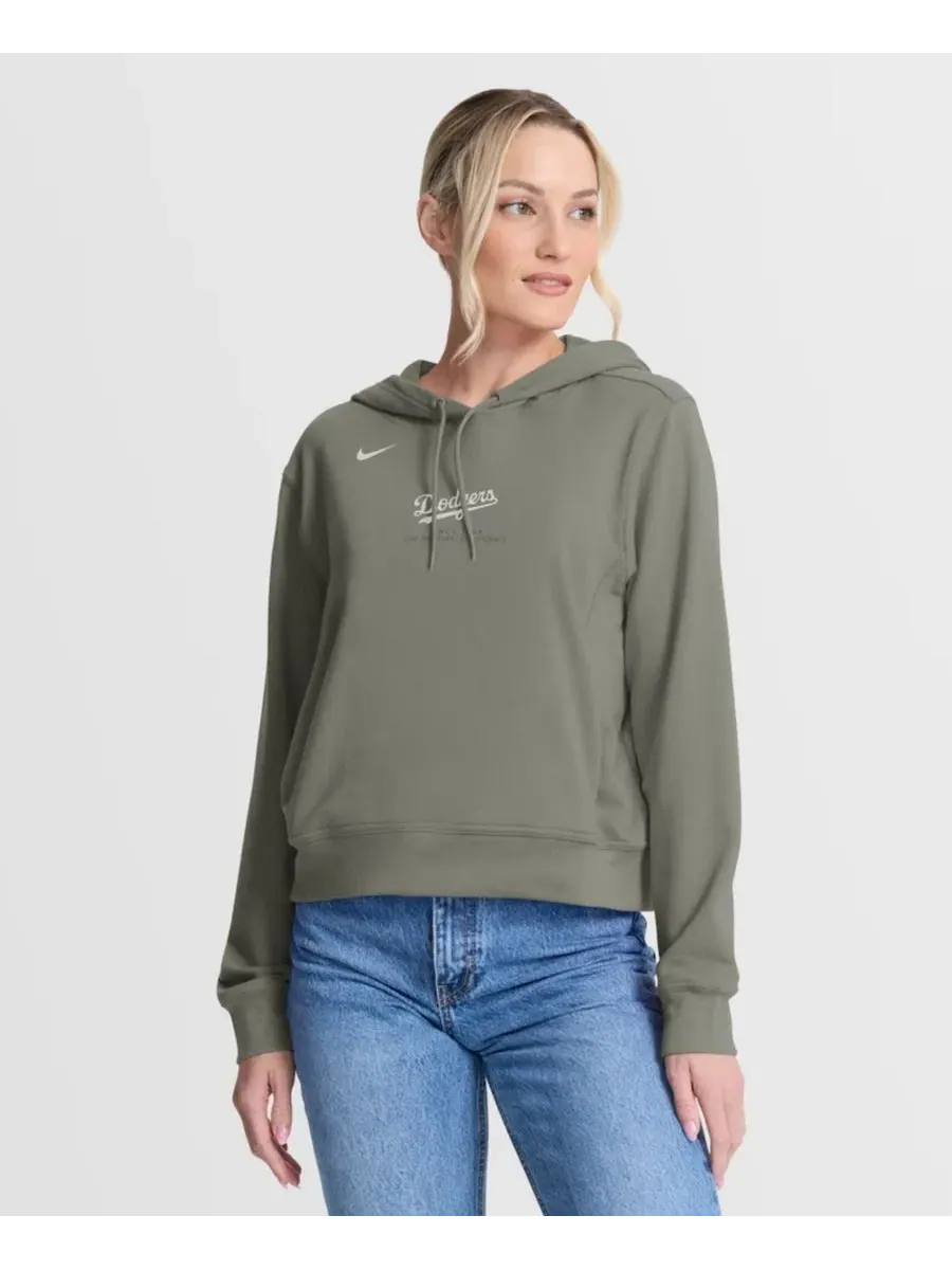 Худи с капюшоном с принтом Los Angeles Dodgers One Tri-Blend Dri-FIT Nike