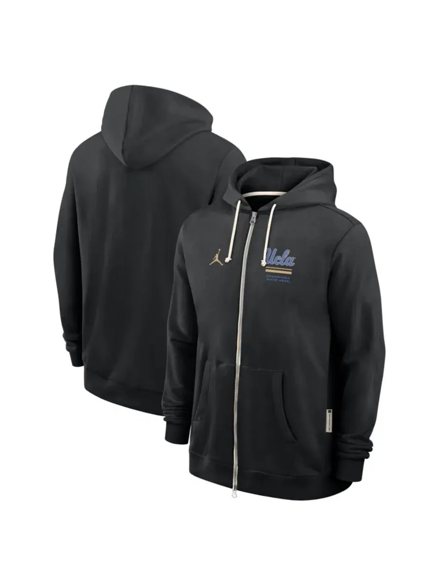 Худи с капюшоном и полной застежкой-молнией Dri-FIT, модель 2026 Sideline Standard Issue Jordan