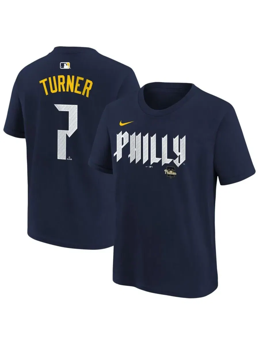 Футболка с коротким рукавом Trea Turner City Connect Name Number Nike