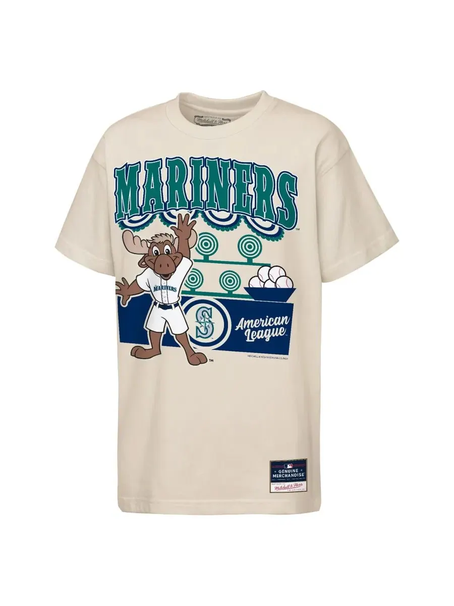 Футболка с принтом Step Back Up Mascot Mitchell & Ness
