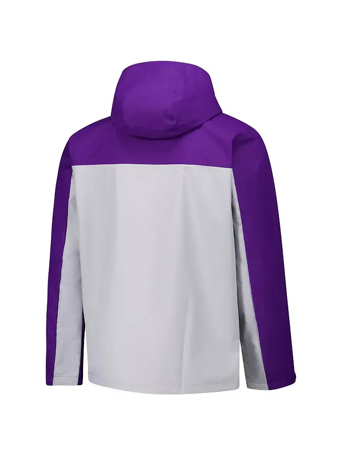 Мужская фиолетовая куртка LSU Tigers Field Bound Omni-Tech на молнии Columbia — изображение 2 из 3