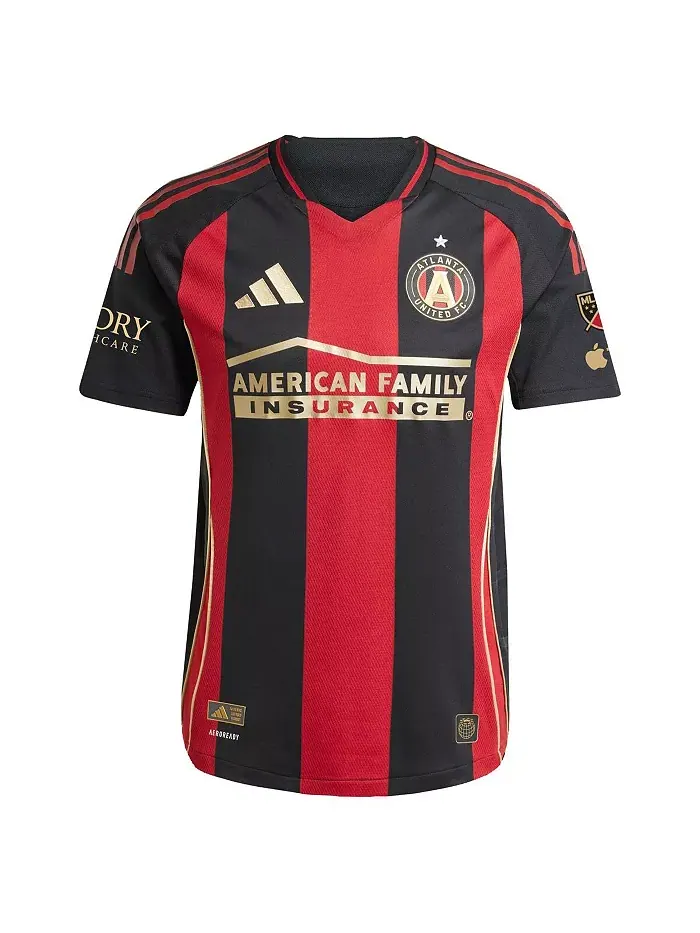 Мужская футболка Miguel Almiron Black Atlanta United FC 2025 The Connector Authentic Player Jersey — изображение 2 из 3