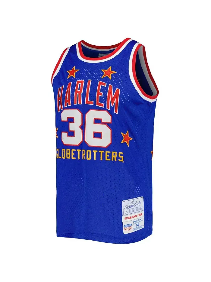 Мужская баскетбольная майка Swingman Meadowlark Lemon Royal Harlem Globetrotters Rings & Crwns — изображение 2 из 3