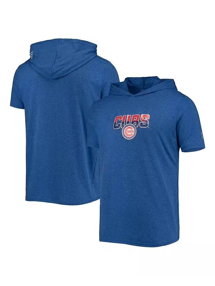 Мужская футболка с капюшоном Royal Chicago Cubs из пестрого тона New Era