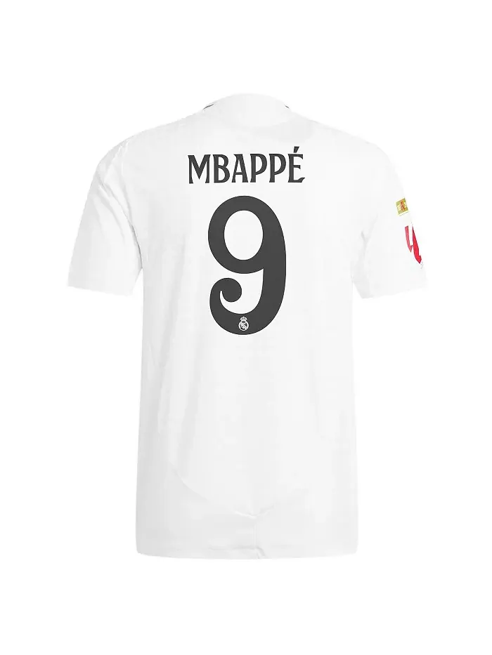 Мужская футболка Kylian Mbappé White Real Madrid 2024/25 Home Authentic Player Jersey adidas — изображение 2 из 3