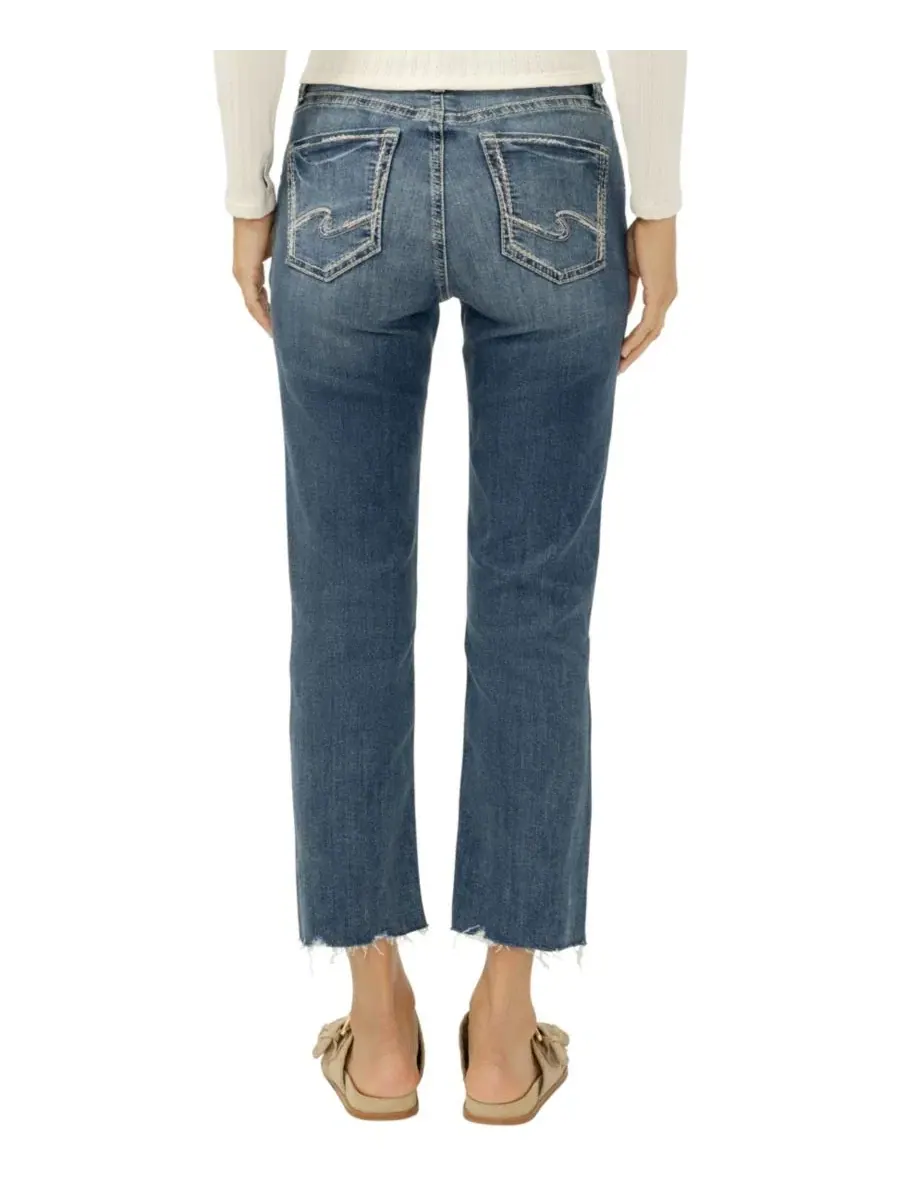 Джинсы с высокой посадкой прямого кроя Avery Silver Jeans Co., Synth — изображение 3 из 3