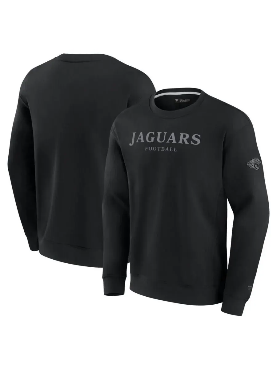 Fanatics Мужская и женская черная флисовая толстовка с логотипом Jacksonville Jaguars Elements