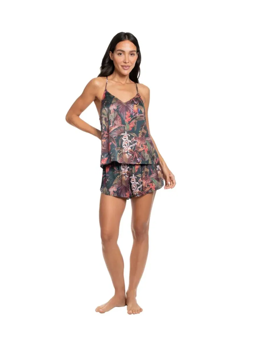 Комплект пижамы с принтом Midnight Bakery, Jungle Print