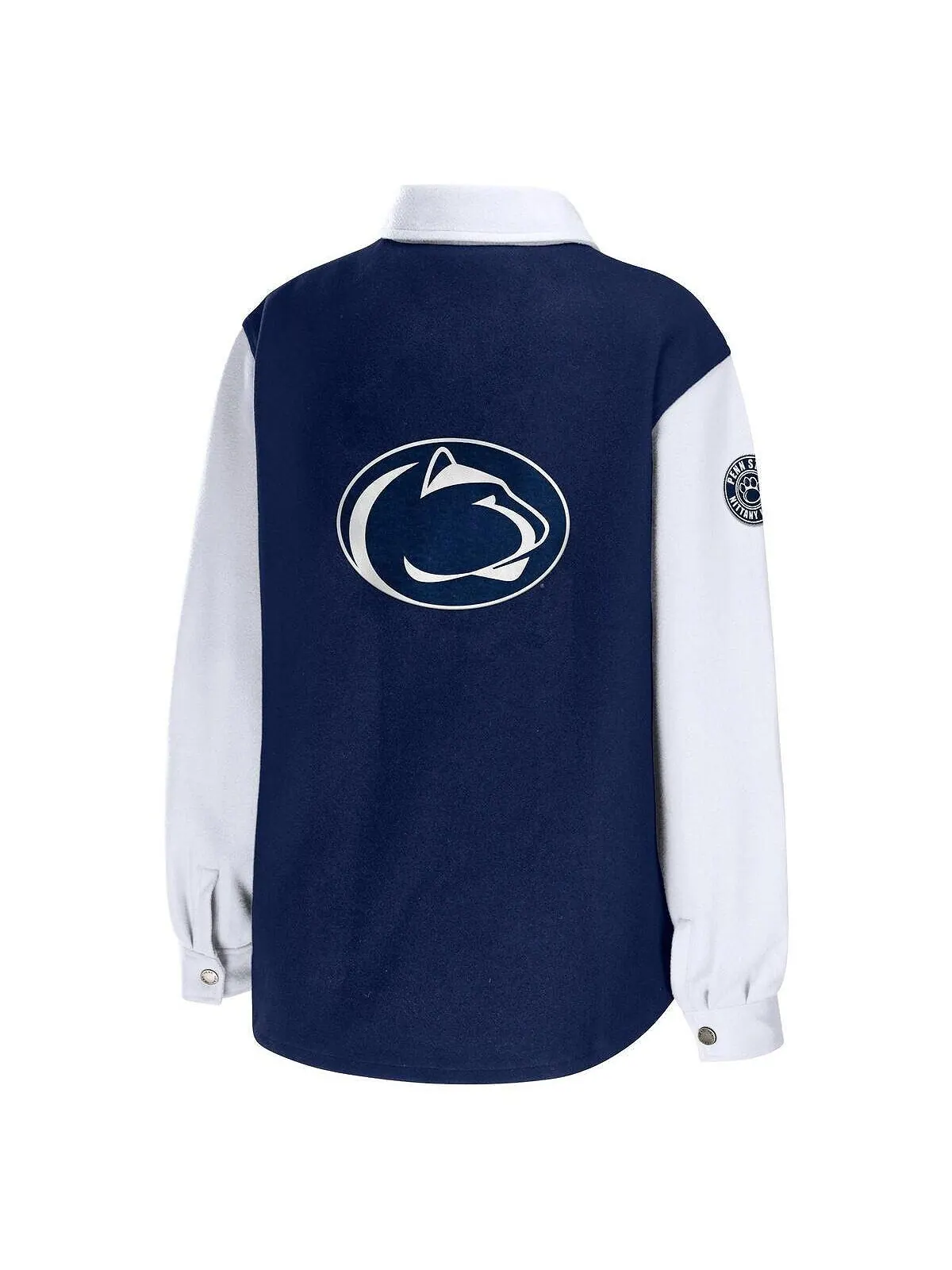Женская темно-синяя куртка-рубашка на пуговицах Penn State Nittany Lions WEAR by Erin Andrews — изображение 2 из 4