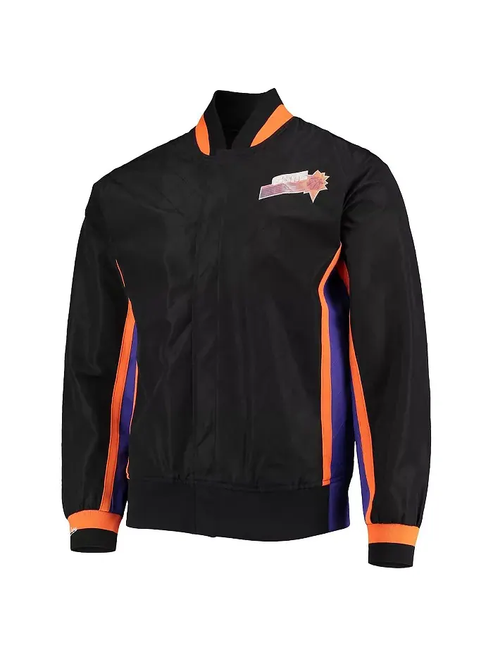 Мужская черная брендовая баскетбольная куртка Phoenix Suns Hardwood Classics 75th Anniversary с — изображение 2 из 4