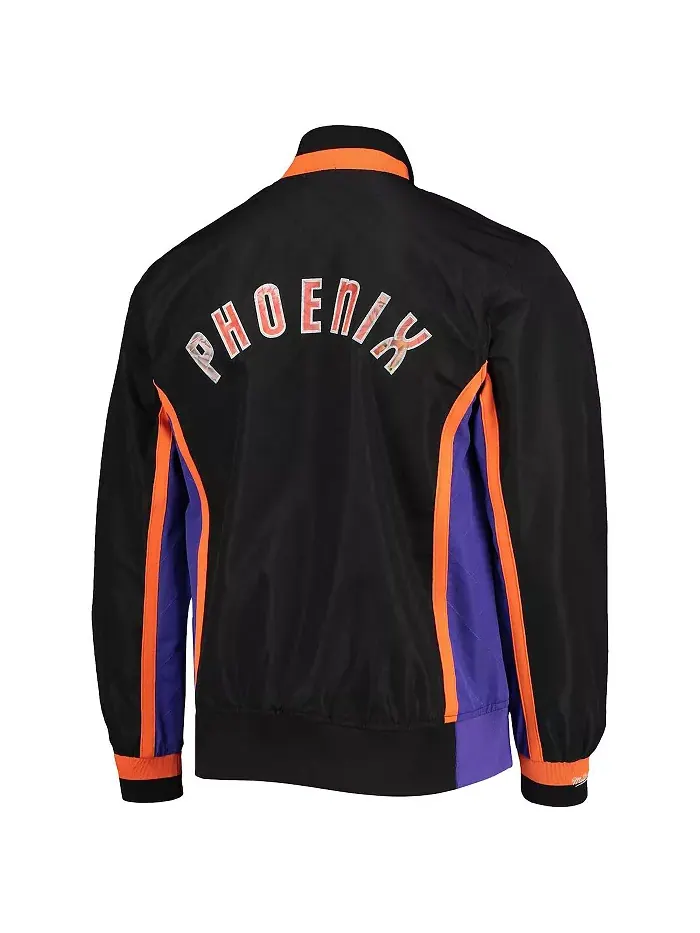 Мужская черная брендовая баскетбольная куртка Phoenix Suns Hardwood Classics 75th Anniversary с — изображение 3 из 4