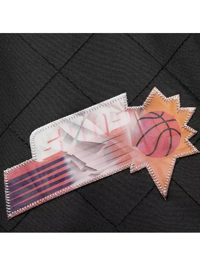 Мужская черная брендовая баскетбольная куртка Phoenix Suns Hardwood Classics 75th Anniversary с — изображение 4 из 4