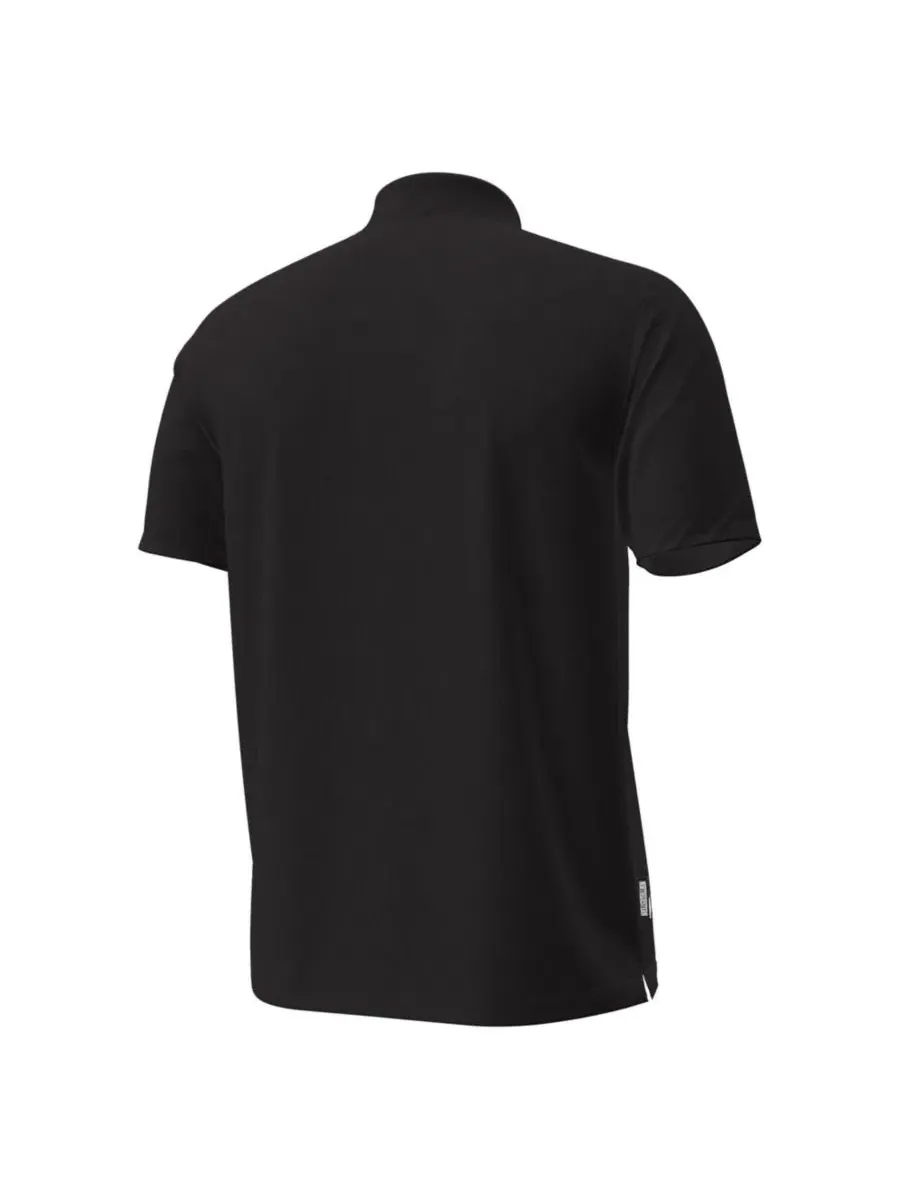 Поло с длинным рукавом Northwestern Wildcats Performance Drive Chest Stripe Under Armour — изображение 3 из 3, черный