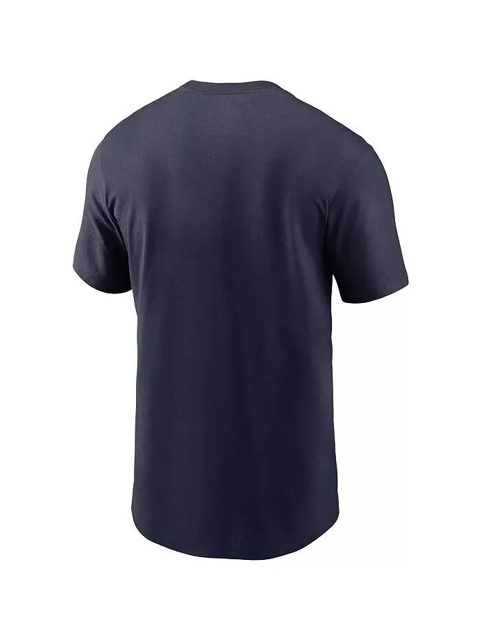 Мужская темно-синяя футболка Tennessee Titans Essential Blitz Lockup Nike — изображение 2 из 3
