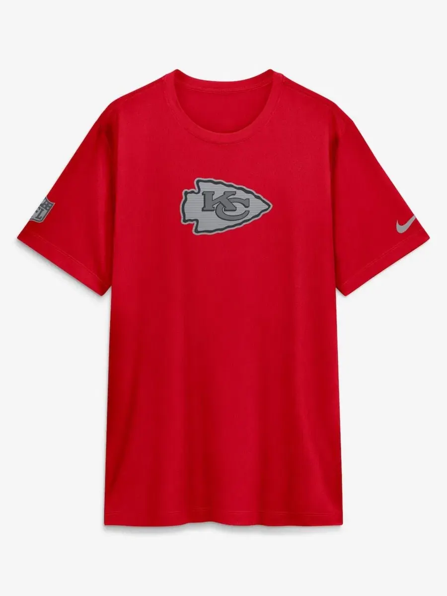 Футболка с принтом Kansas City Chiefs Sideline Lead The Charge Legend Dri-FIT Nike — изображение 2 из 5, красный