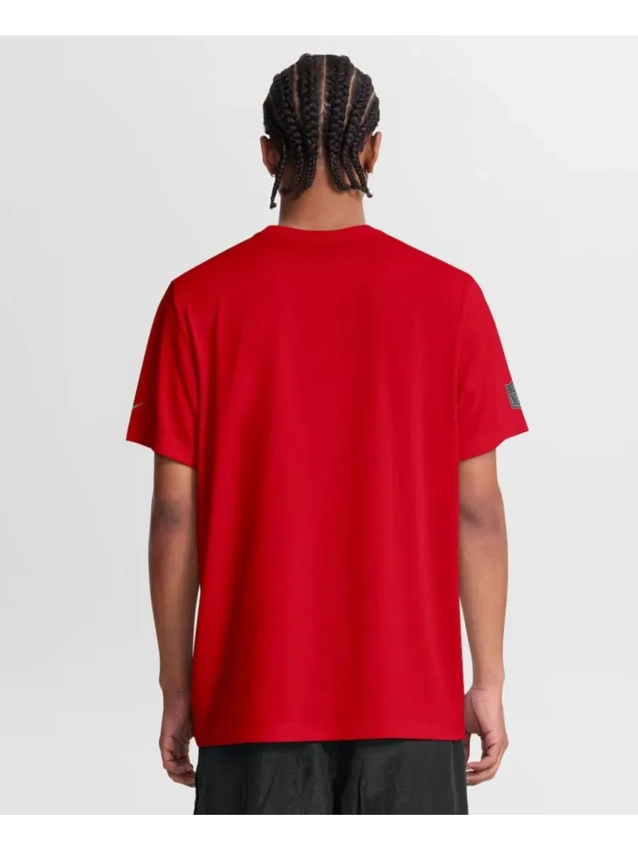 Футболка с принтом Kansas City Chiefs Sideline Lead The Charge Legend Dri-FIT Nike — изображение 4 из 5, красный