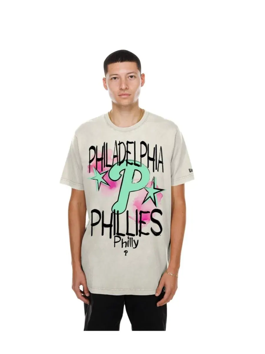 Футболка с принтом Philadelphia Phillies Punk Core New Era