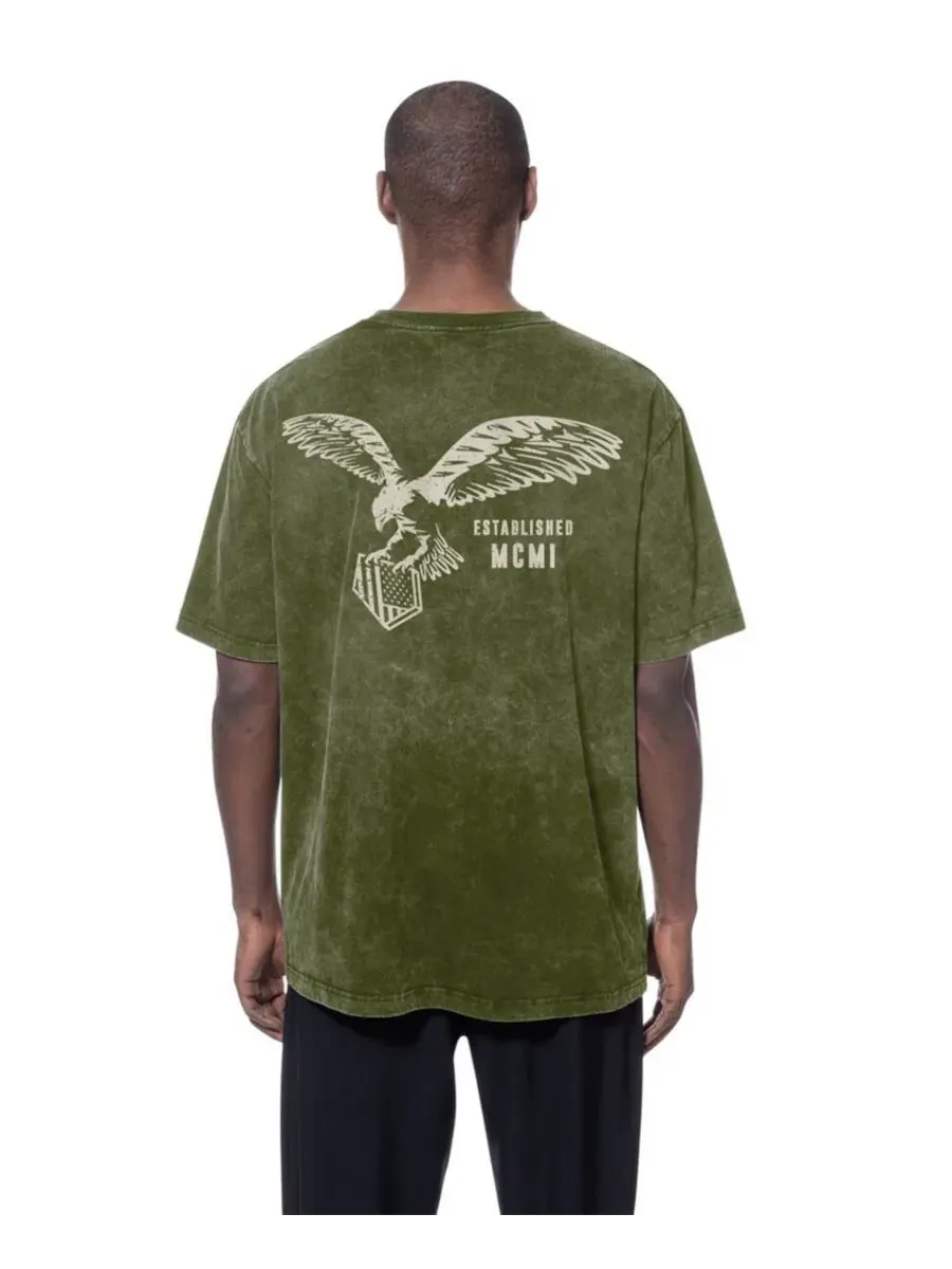 Футболка с коротким рукавом и принтом Boston Red Sox 2026 Armed Forces Day New Era — изображение 4 из 4, оливковый