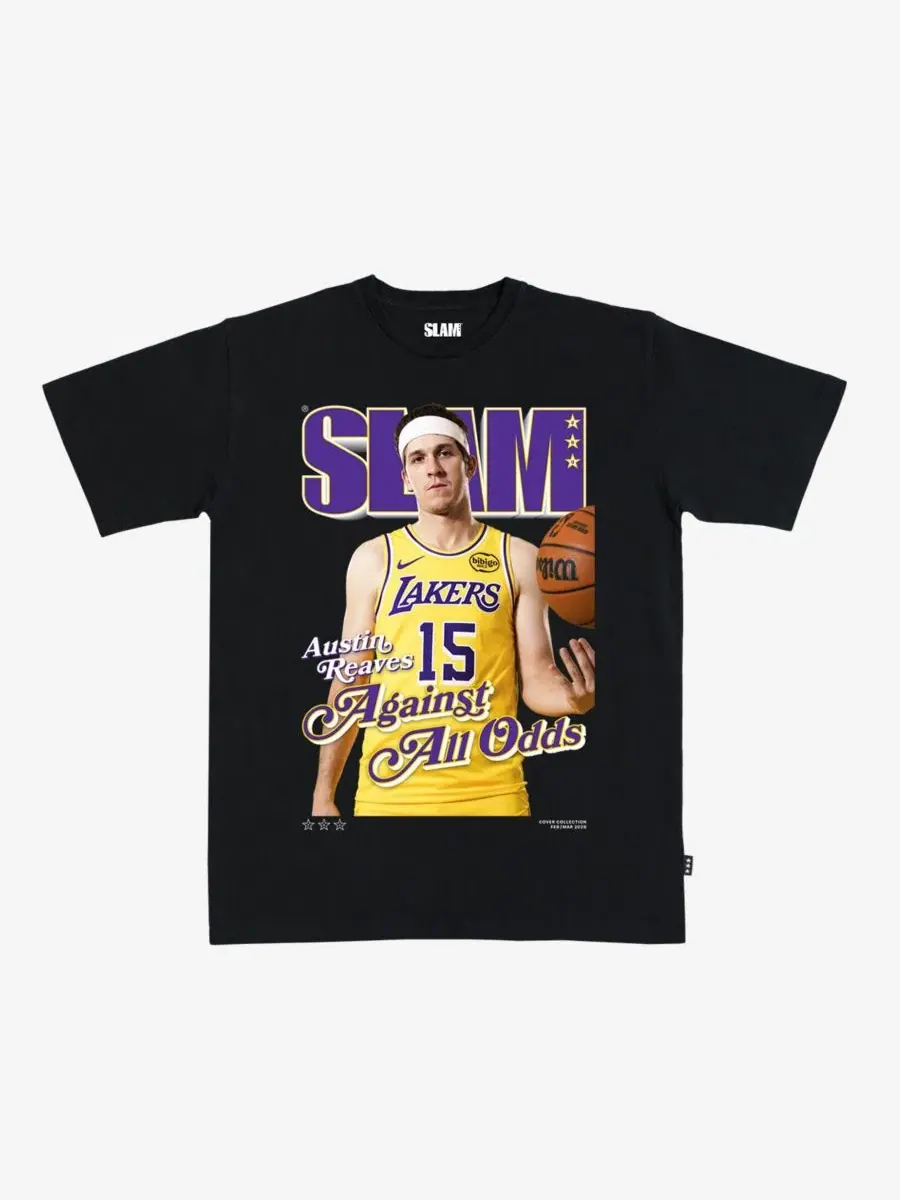 Футболка с принтом Austin Reaves Los Angeles Lakers Cover Slam