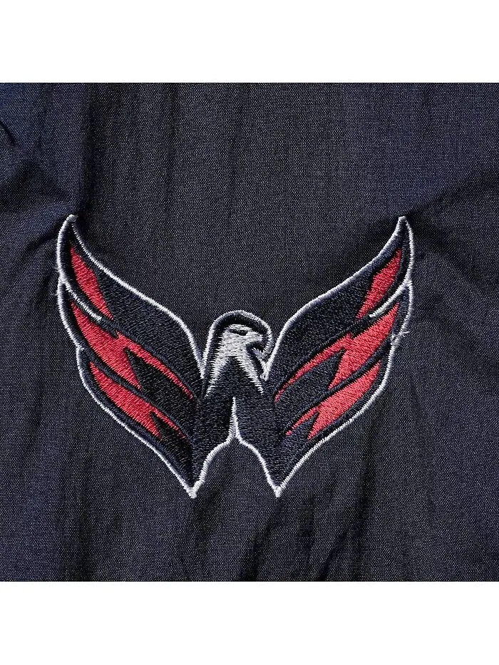 Куртка Big Girls Navy Washington Capitals Fan Gear Sherpa Full-Zip Outerstuff — изображение 5 из 5