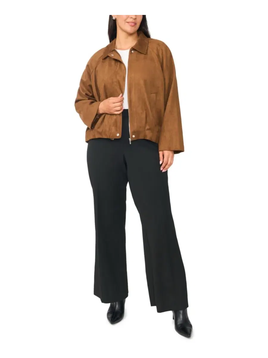 Жакет с рукавами реглан и имитацией замши, модель Raglan-Sleeve Faux-Suede Work Jacket Vince — изображение 3 из 8