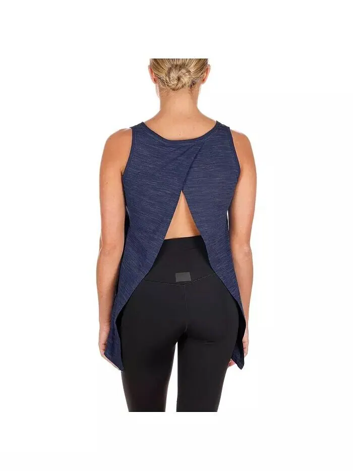 Женская темно-синяя майка Dallas Cowboys Plus Size Space Dye Active New Era — изображение 2 из 2
