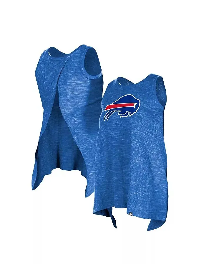 Женская майка Royal Buffalo Bills размера плюс Space Dye Active New Era