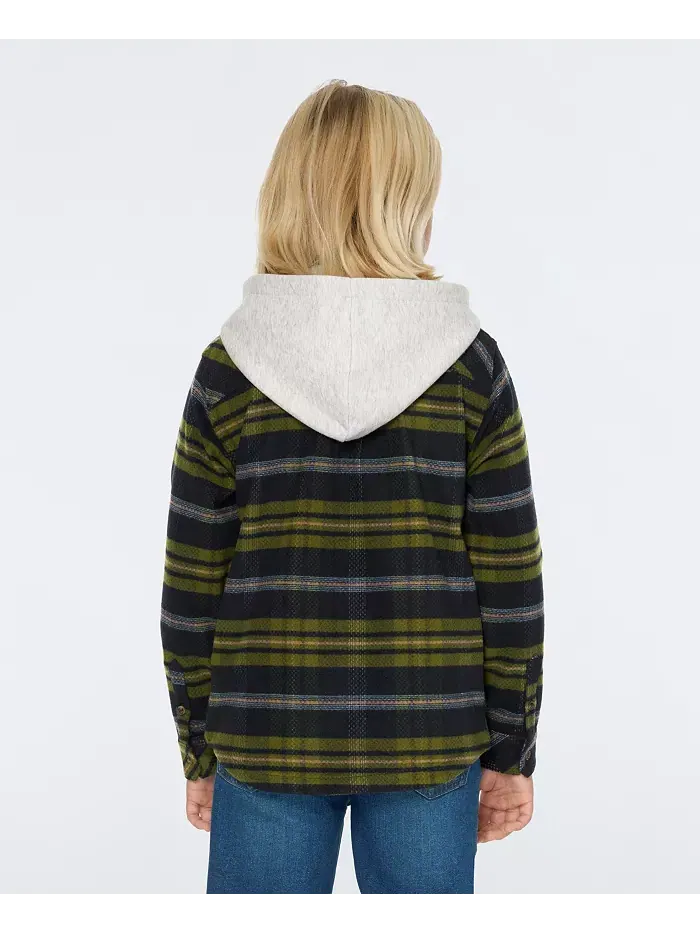 Куртка-рубашка с капюшоном Yarndye для больших мальчиков SCOTCH & SODA — изображение 3 из 7