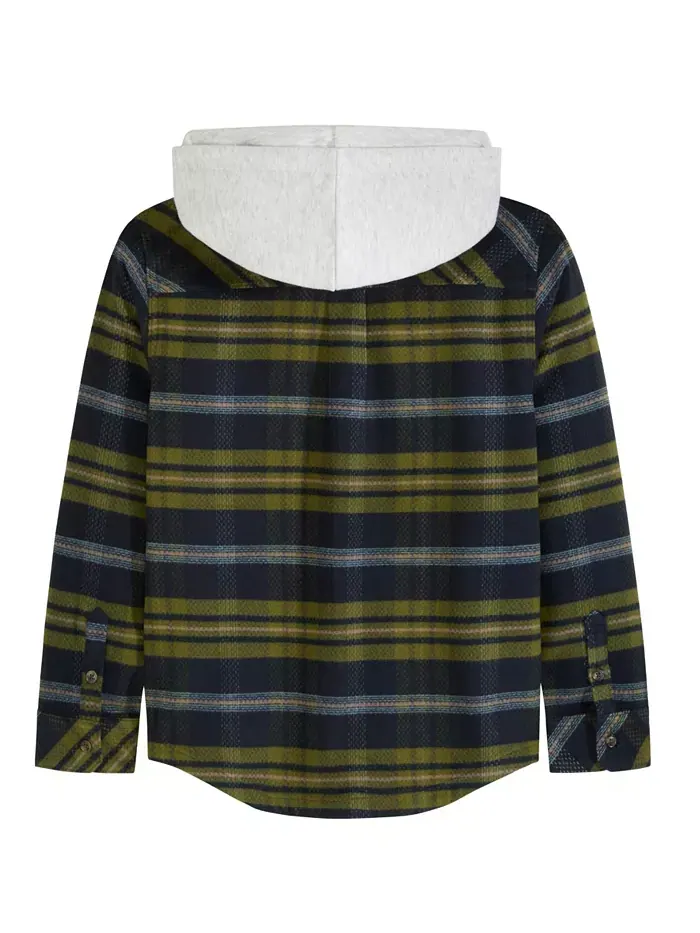 Куртка-рубашка с капюшоном Yarndye для больших мальчиков SCOTCH & SODA — изображение 7 из 7