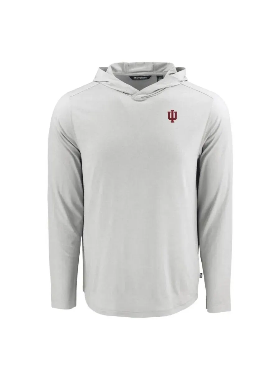 Мужская серая толстовка с длинными рукавами Indiana Hoosiers Coastline Epic Comfort Eco Cutter & — изображение 2 из 3, серый