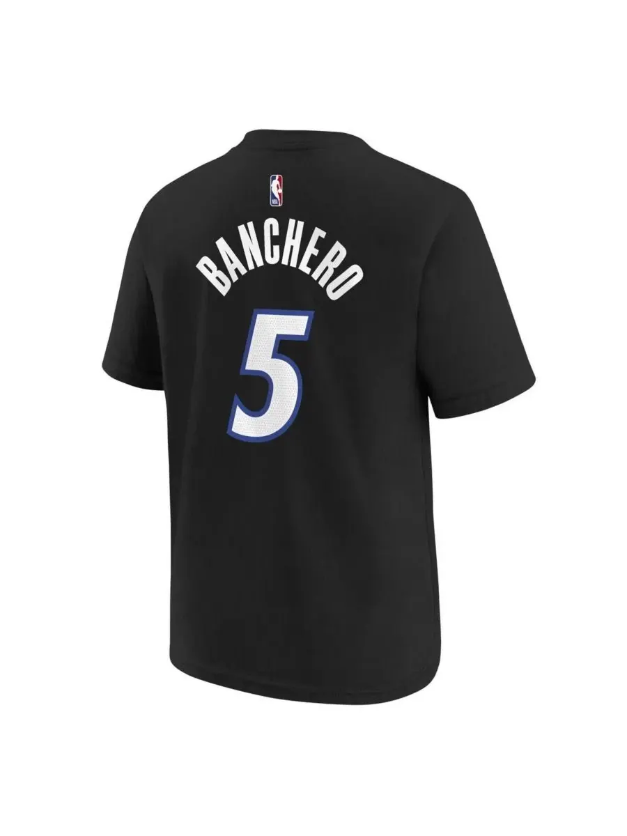 Футболка с длинным рукавом Paolo Banchero Black Orlando Magic Name & Number Statement Edition Jordan — изображение 3 из 3