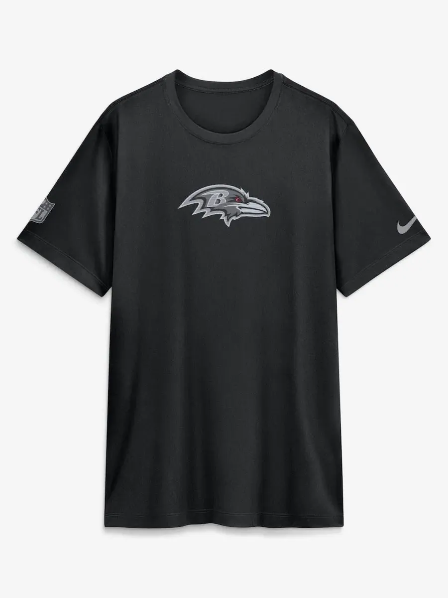 Футболка с коротким рукавом и принтом, модель Sideline Lead The Charge Legend Dri-FIT Nike — изображение 2 из 5, черный